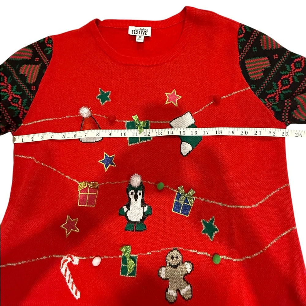 Women’s Holiday Christmas sweater nwot XXL plus size, don’t wait , grab it now - Picture 7 of 9